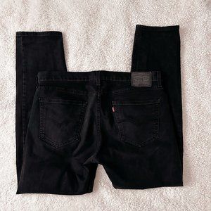 Men's Black 502 Levi's Straight Leg Jeans